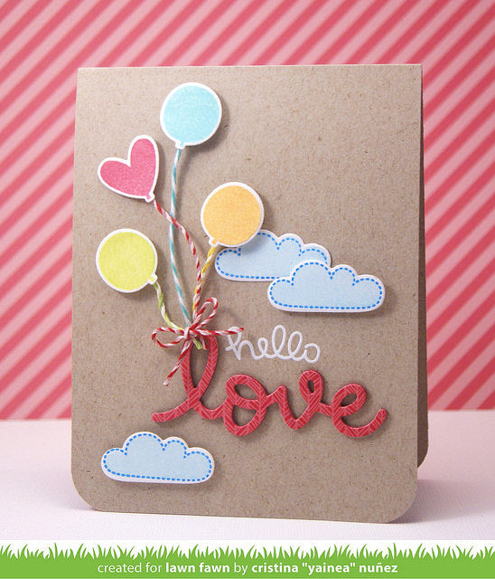 lawn fawn lawn cuts die hello sunshine