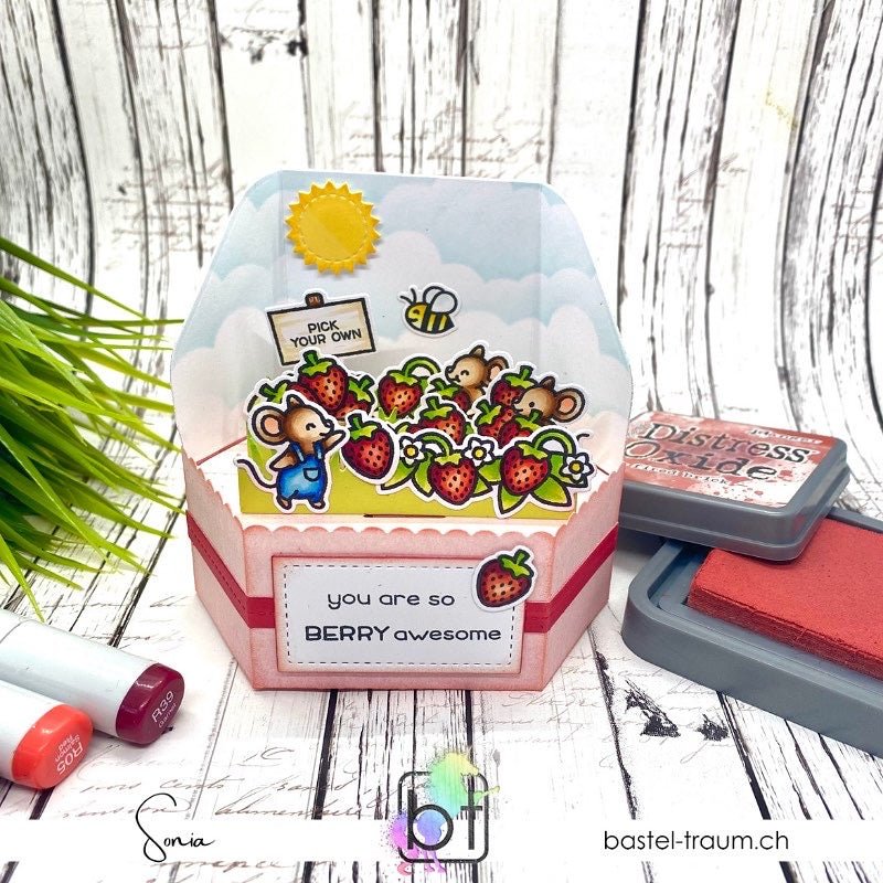 Lawn Fawn - Berry Special - Clear Stamp 4x6