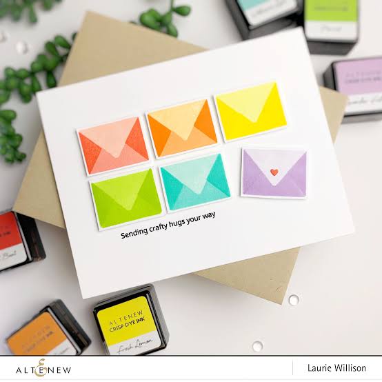 Altenew Snail Mail Clear Stamps + Stanzen