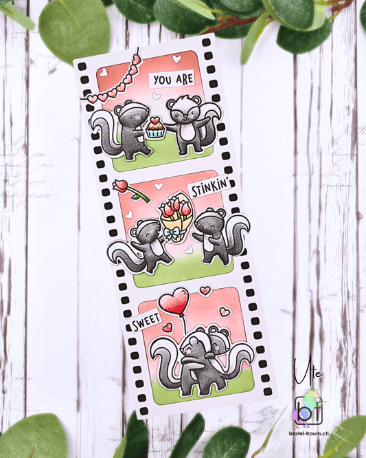 Lawn Fawn Scent with love Add-on Clear Stamp 3x4