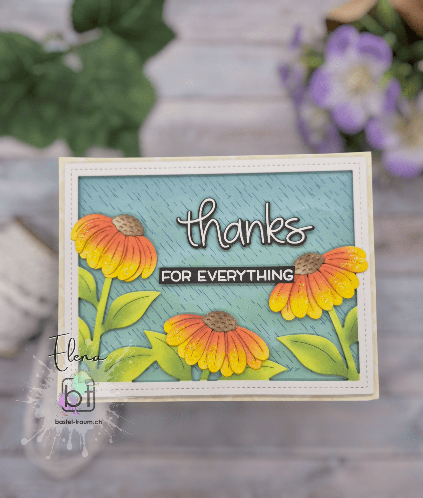 Materialien ✂️ 📏
Stanze
Big Blossom Backdrop Landscape
Stempel
Thanks Thanks Thanks