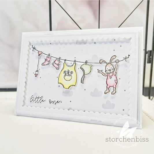 Creative Depot - Willkommen - Baby I - Stempelset A6