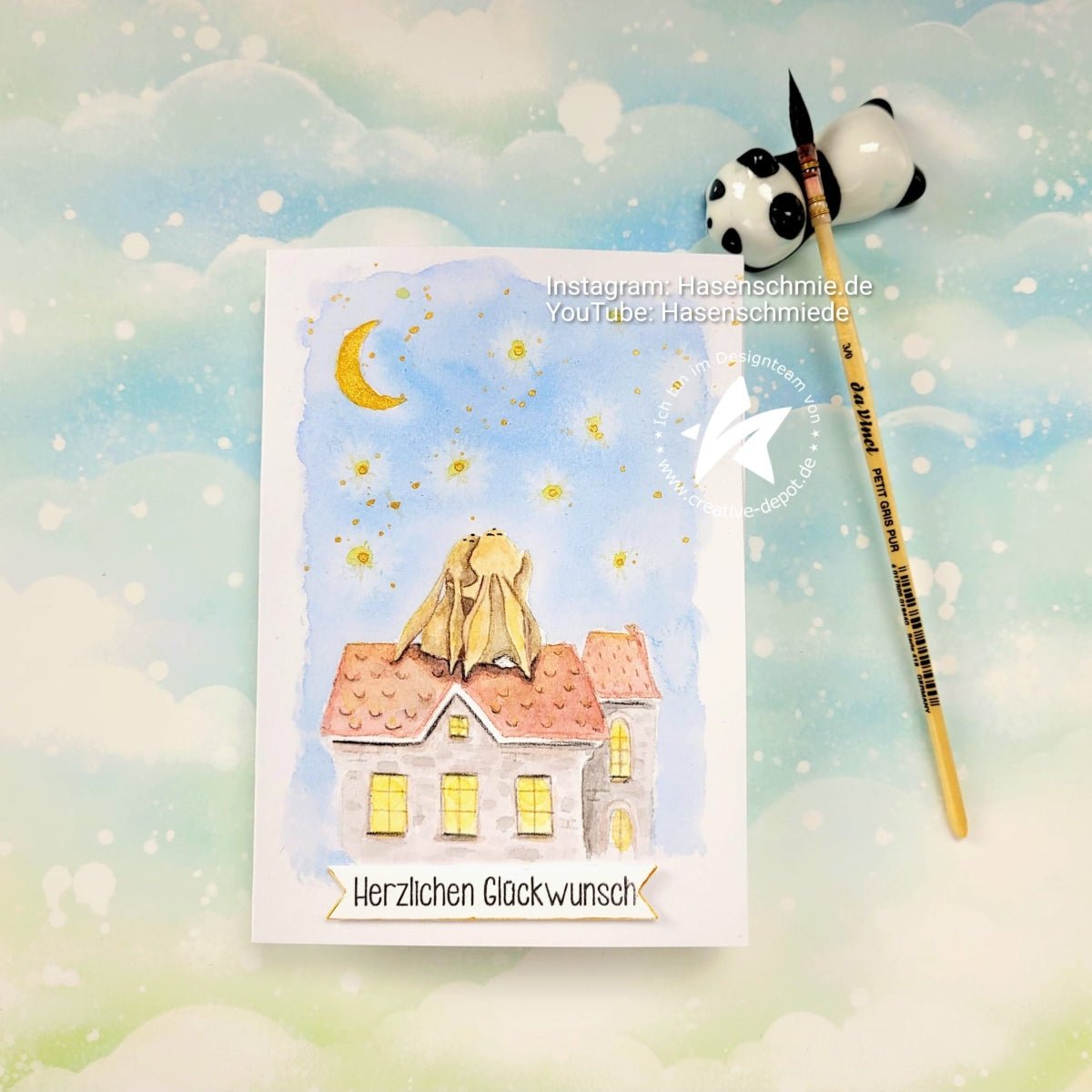 Creative Depot - Never stop dreaming I - Stempelset A6