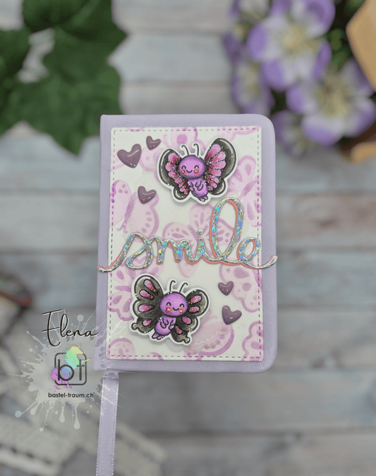 Materialien ✂️ 📏
Stempel
I like big butterflies
Stencil
Butterflys