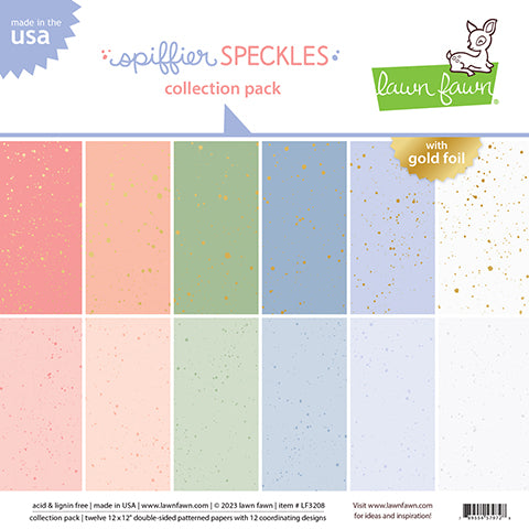 Lawn Fawn - Spiffier Speckles - Collection Pack