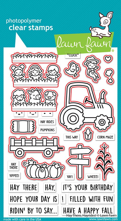 Hayrides! Lawn Cuts - Stanzschablonen