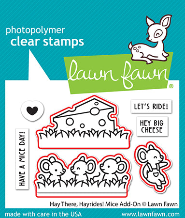 Hayrides! Mice Add-On Lawn Cuts - Stanzschablonen