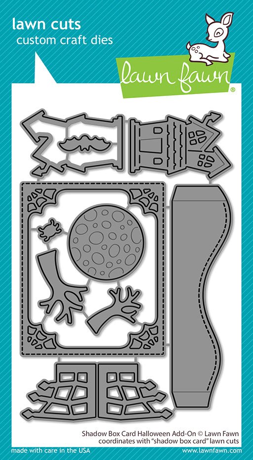 Lawn Fawn - Shadow Box Card Halloween Add-On - Stand alone Stanzschablonen