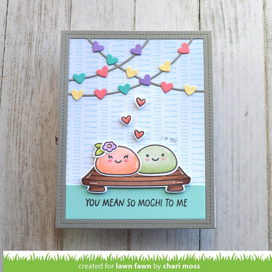 Lawn Fawn - You mean so mochi - Clear Stamps 2x3