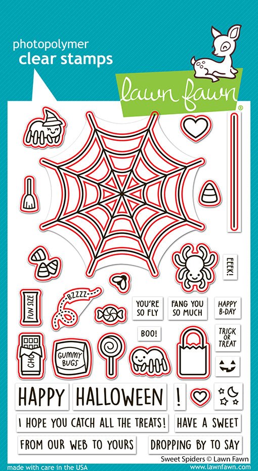 Lawn Fawn Sweet Spiders Lawn Cuts