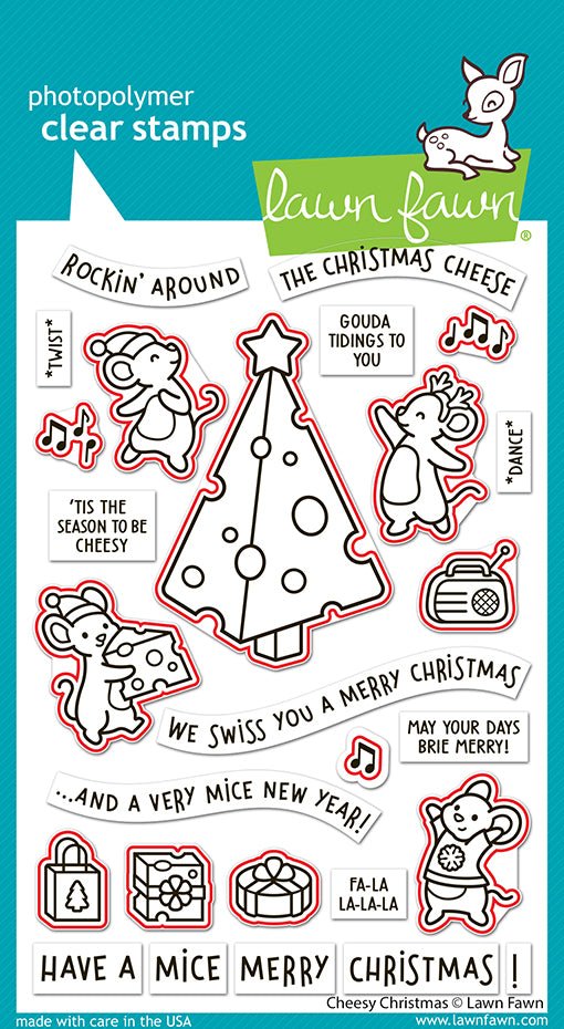 Lawn Fawn - Cheesy Christmas - Lawn Cuts