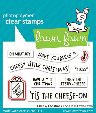 Lawn Fawn - Cheesy Christmas Add-On Lawn Cuts