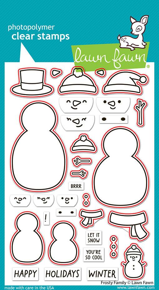 Lawn Fawn - Frosty Family Lawn Cuts