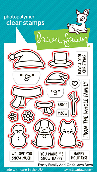 Lawn Fawn Frosty Family Add-On Lawn Cuts