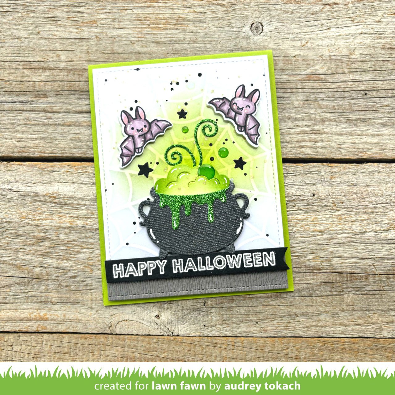 Lawn Fawn - Spiderweb Background - Stencils