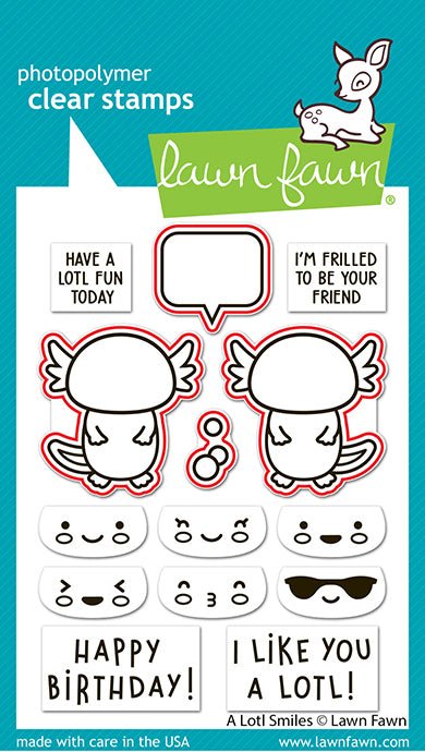 Lawn Fawn a lotl smiles Outline Stanzen Produktbild 2