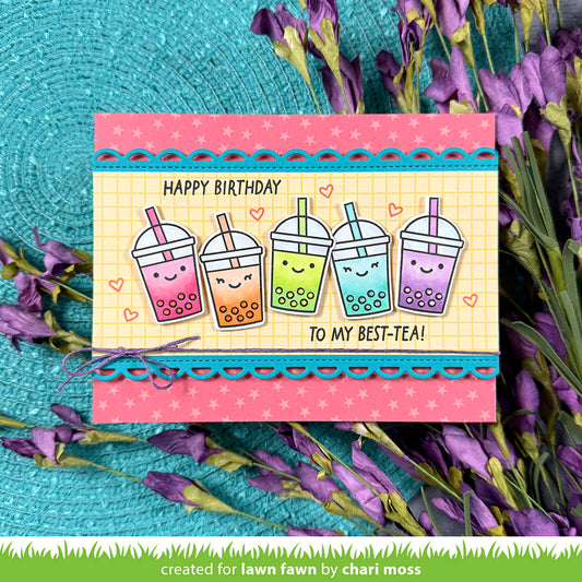 Lawn Fawn Year Fifteen – 2x3 Clear Stempelset für Geburtstagsprojekte