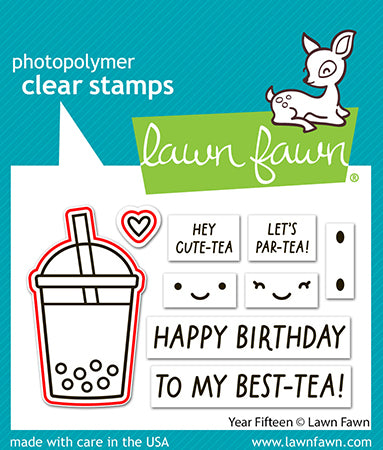 Lawn Fawn Year Fifteen – Outline Stanzen passend zum Stempelset Year Fifteen