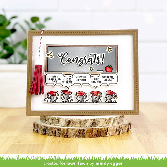 Lawn Fawn Tassel Tag – Stanze für Quasten und Geschenkanhänger