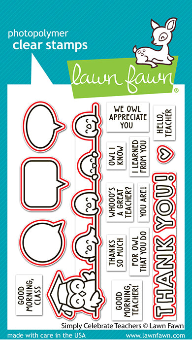 Lawn Fawn simply celebrate teachers lawn cuts