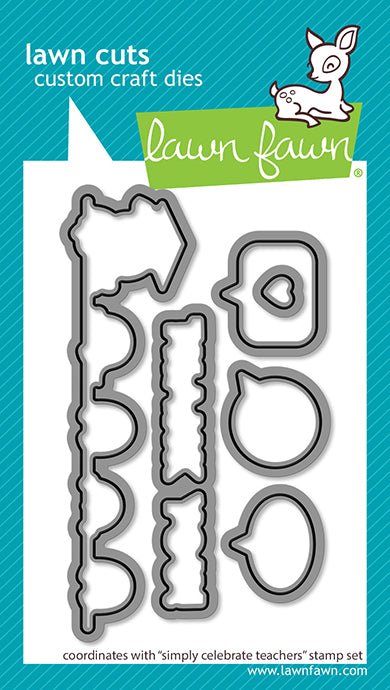 Bundle: Simply celebrate Teachers Stempel + Stanze + Coloring Stencil