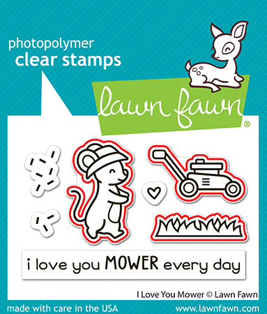 Lawn Cuts Dies I Love You Mower von Lawn Fawn