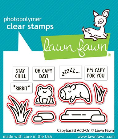 Add-On Dies Set 5,1×7,6 cm Capybaras von Lawn Fawn