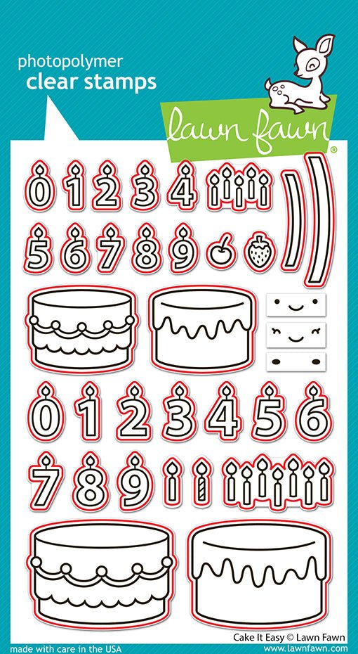 Dies Set für Cake It Easy Motive von Lawn Fawn