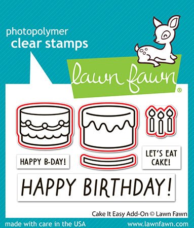Dies Set für Cake It Easy Motive von Lawn Fawn