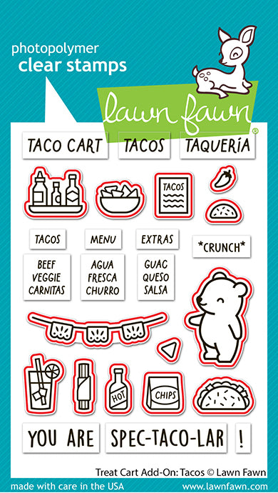 Dies Set für Treat Cart Tacos von Lawn Fawn