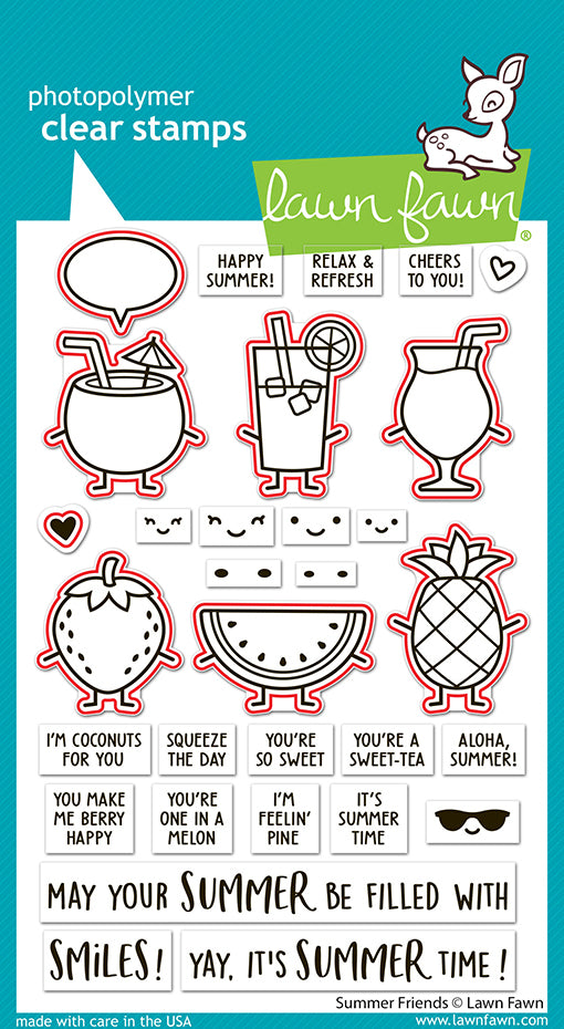 Dies Set für Summer Friends von Lawn Fawn