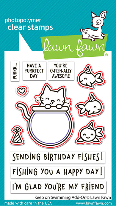 Dies Set für Keep On Swimming Motive von Lawn Fawn