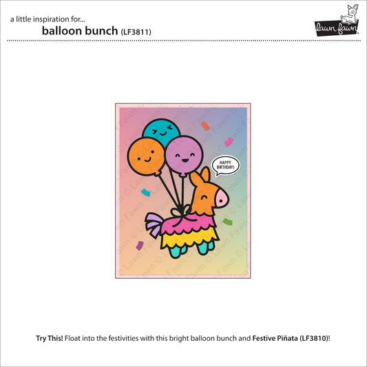 Inspiration: Dies Set für Balloon Bunch von Lawn Fawn
