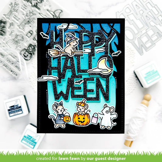 Lawn Fawn halloween mice