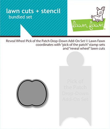 Lawn Fawn reveal wheel pick of the patch drop-down add-on set
