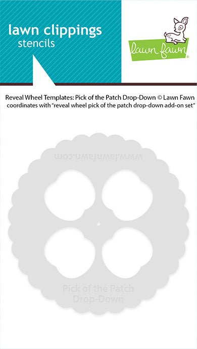 Lawn Fawn reveal wheel templates: pick of the patch drop-down - Retiring soon!