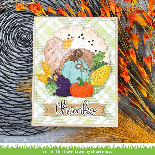 Lawn Fawn cornucopia