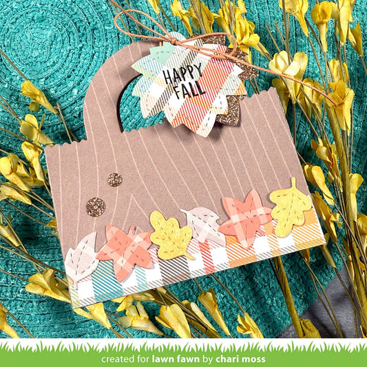 Lawn Fawn fall leaves border