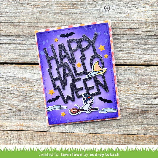 Lawn Fawn giant happy halloween: portrait
