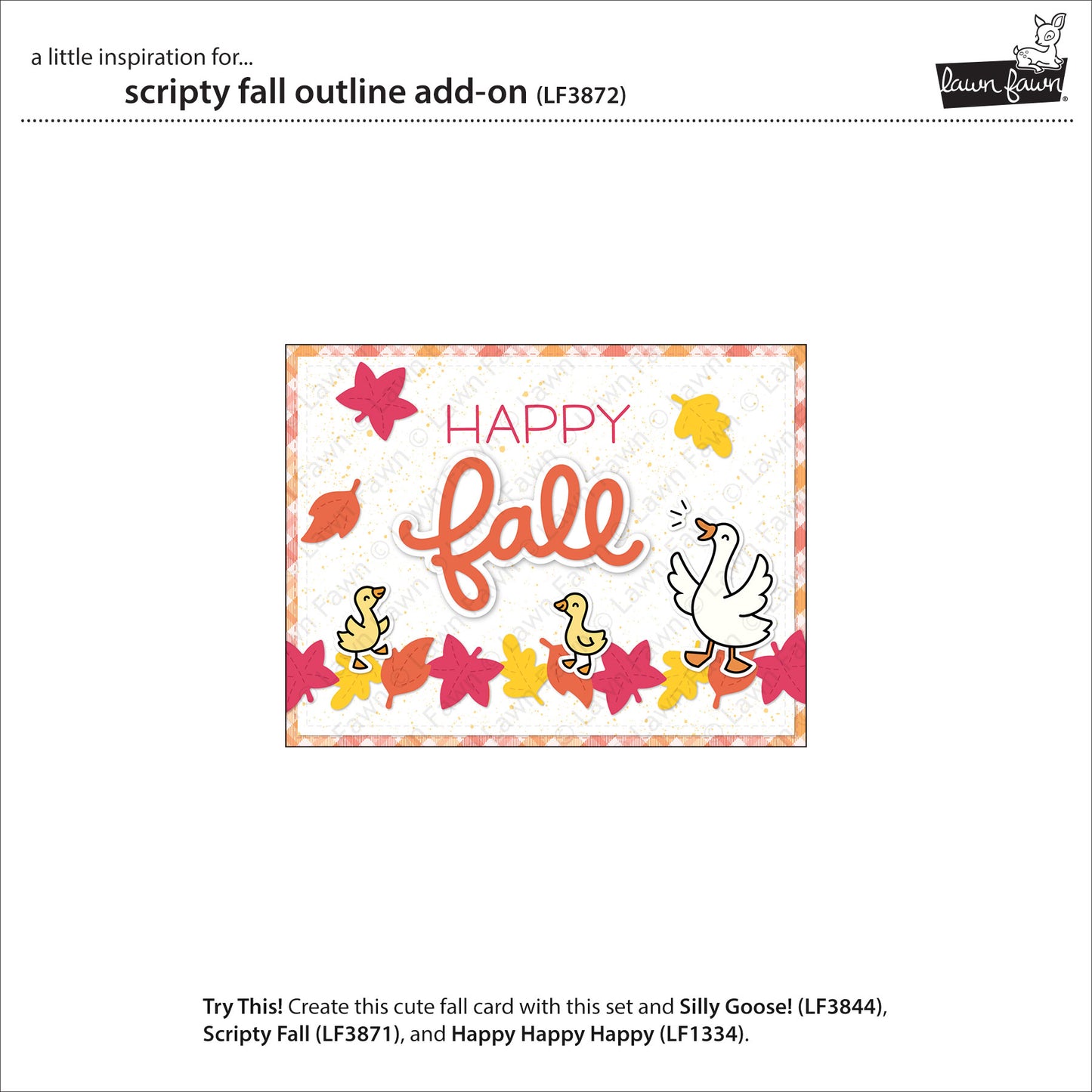 Lawn Fawn scripty fall outline add-on