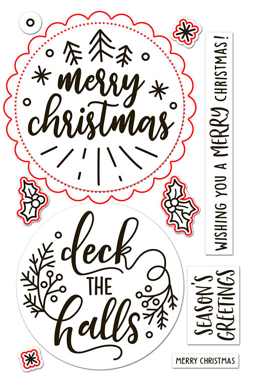 Lawn Fawn big messages: christmas lawn cuts