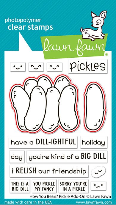 Lawn Fawn how you bean? pickle add-on lawn cuts