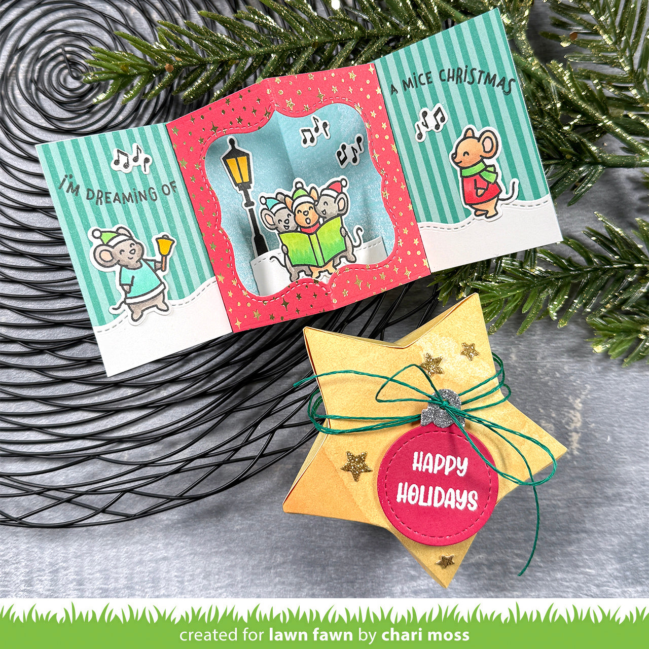 Lawn Fawn star treat box