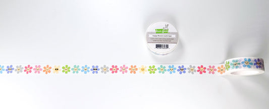 Lawn Fawn happy flowers washi tape
