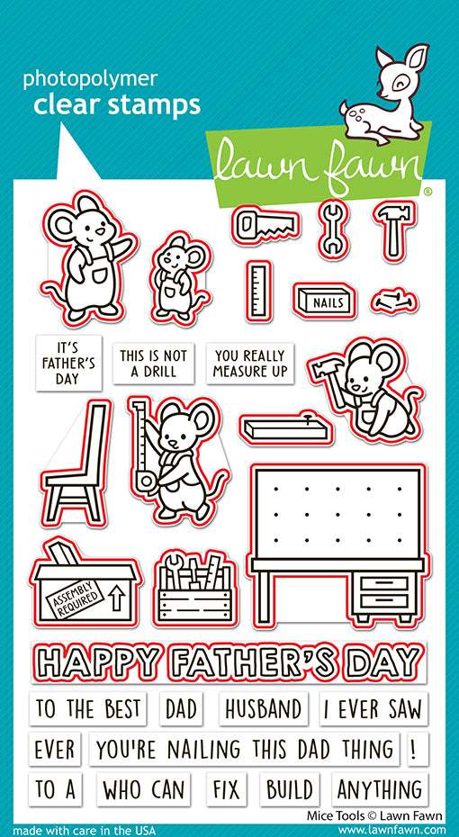 Lawn Fawn mice tools lawn cuts