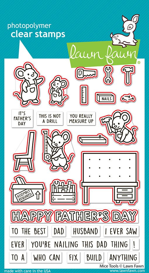 Lawn Fawn mice tools lawn cuts