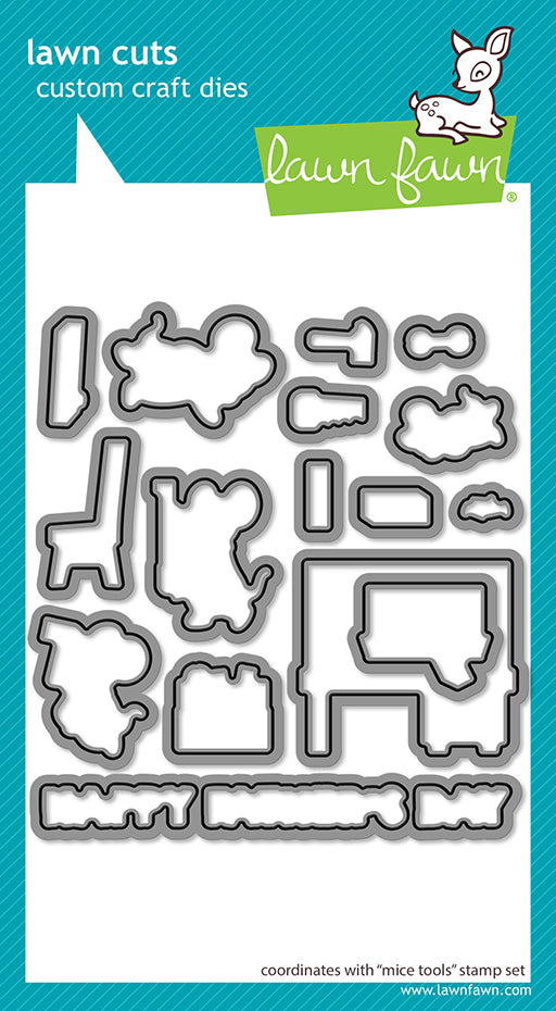 Bundle: Mice tools Stempel + Stanzen + Coloring Stencil