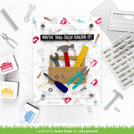 Lawn Fawn henry's build-a-sentiment: tools