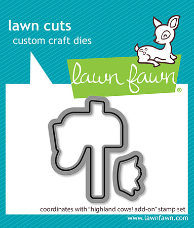 Lawn Fawn Highland Cows! Add-On Outline Stanzen