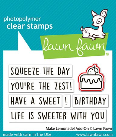 Lawn Fawn Make Lemonade! Add-On Outline Stanzen